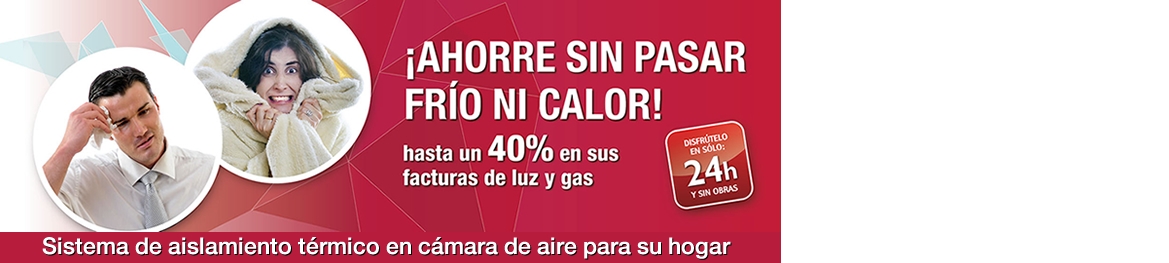 Aislamiento térmico en cámara de aire